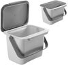 METALTEX 297528000 Bin-Tex Abfallsammler grau mit Deckel / Bio-Box Bild 2