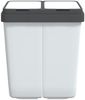 vidaXL Duo Mülleimer Weiß 2x25 L 154981 Bild 3