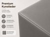 Best for Home Sitzhocker Sitzwürfel 40x40x40 cm – Multifunktionaler Sitzhocker & Fußhocker (Einzelstück, 1 St, verschiedene Farben), Handwerksqualität, pflegeleicht, modernes Design Bild 4