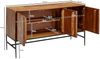 Sideboard 123x70x45 cm Sheesham Massivholz / Metall Anrichte mit Türen, Indus... Bild 3