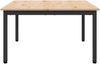 vidaXL Couchtisch Natur 80 x 80 x 45 cm Massives Kiefernholz 892767 Bild 5