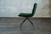KAWOLA Stuhl NEW CHARME Drehstuhl Esszimmerstuhl Velvet smaragd 87 x 66 x 52 cm Bild 4