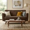 CLP Sofa Kioni Cordbezug 2-Sitzer komfortabel gepolstert bis 240 kg belastbar,dunkelbraun Bild 3