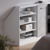 Dachschrägenschrank Rion Weiß 60 x 81.6 cm mit 4 Fächern Vicco Bild 5