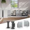 Dachschrägenschrank Rion Weiß 60 x 81.6 cm mit 4 Fächern Vicco Bild 4