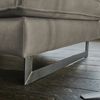 KAWOLA Sofa VILNIUS 3-Sitzer Lederfaserstoff anthrazit 85 x 99 x 206 cm Bild 5