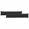 vidaXL Sofakissen 2 Stück Schwarz 200 x 40 cm Cordstoff 42013891 Bild 2