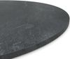 Dekor Spanplatte 19mm Tischplatte rund melaminharzbeschichtet Schiefer D2813 mit ABS Kante Umleimer - Größe 160 x 160 cm - Höhe 1,9 cm - Farbe Schiefer Bild 4