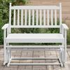 vidaXL Schaukelbank Weiß 118x70x104,5 cm Massivholz Pappel 4008868 Bild 1