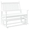 vidaXL Schaukelbank Weiß 118x70x104,5 cm Massivholz Pappel 4008868 Bild 2
