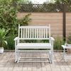 vidaXL Schaukelbank Weiß 118x70x104,5 cm Massivholz Pappel 4008868 Bild 3