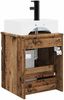 vidaXL Wandmontierter Waschbecken Vanity Altholz 39 x 41 x 62,5 cm 890580 Bild 4