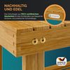 Casaria Schuhregal Schuhbank Schuhablage Regal Akazie Holz 70cm Bild 4