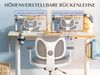 FLEXISPOT Schreibtisch Kinderschreibtisch Höhenverstellbar (16mm Abgerundete Tischecken, LED-Display & 3 Speichertaste), MIT 2xHaken& 1xBecherhalter, Kindertisch Stuhl Set Bild 3