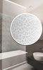 Basic Duschrollo 140x240 cm breit Modell Milky Stone Duschvorhang Bild 3