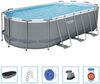 Bestway Power Steel Aufstellpool Oval 549x274x122 cm 92826 Bild 2