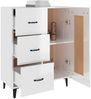 Sideboard, Kommode Hochglanz-Weiß 69,5x34x90 cm Holzwerkstoff Bild 5