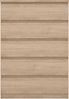 Dmora Kommode Ansel, Mehrzweckkommode, Schlafzimmerkommode, Schrank mit Schubladen, 77x50 h111 cm, Eiche Bild 5