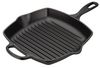 Le Creuset Signature Gusseisen-Grillpfanne Quadratisch 26 cm Schwarz Bild 3