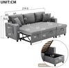 TavilaEcon Wohnlandschaft Hochwertiges multifunktionales Sofa mit hoher Rückenlehne, 1 Teile, wandelbar zum Schlafsofa, mit Stauraum und modernem Design Bild 3
