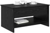 vidaXL Couchtisch Schwarz Eichen-Optik 80 x 50,5 x 41,5 cm 880715 Bild 3