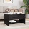vidaXL Couchtisch Schwarz Eichen-Optik 80 x 50,5 x 41,5 cm 880715 Bild 4