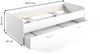Ausziehbett Enzo Weiß 90x200 cm Vitalispa Bild 3