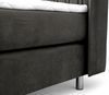 Boxspringbett Schlafzimmerbett AGNUS 120x200cm in Stoff Salvador Schwarz Bild 4