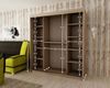 Schiebetürenschrank Tokyo Kleiderschrank Sonoma Eiche Breite braun Bild 2