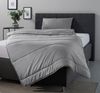OTTO home Microfaserbettdecke + Microfaserkissen Clarra Spar Set, Decke + Kissen 135x200, 155x200 cm & weitere Größen, Set mit Kissen 40x80 cm, 80x80 cm, Sommer, Herbst, Winter in grau Bild 3
