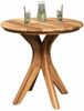 vidaXL Beistelltisch Braun 55 x 55 x 51 cm Massivholz Teak 42006358 Bild 3