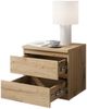 Nachtkommode >Olli< in Artisan Eiche Nachbildung - 45x44x38cm (BxHxT) Bild 5