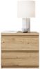 Nachtkommode >Olli< in Artisan Eiche Nachbildung - 45x44x38cm (BxHxT) Bild 4