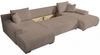 storez24 Ecksofa Ellen U, mit Bettkasten und Schlaffunktion, Cordstoff, U-Form, bequem Bild 3