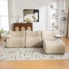 YakoHome Modulsofa Hellkhaki 284,5x181x72,5 cm – Sofort nutzbares Modulsofa mit Anti-Pilling-Chenille, perfekt für entspannte Stunden Bild 2