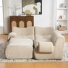 YakoHome Modulsofa Hellkhaki 284,5x181x72,5 cm – Sofort nutzbares Modulsofa mit Anti-Pilling-Chenille, perfekt für entspannte Stunden Bild 4