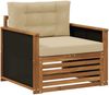 vidaXL Outdoor Mittelsofa Massivholz Akazie Natur 3438932 Bild 2