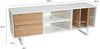 Lowboard Weiß Eiche-Dekor 150x55x40cm TV-Kommode Modern mit Schubladen & Regal Bild 4