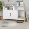 Relaxdays Katzenschrank für Katzenklo Bild 5