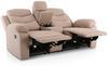 Raburg 2-Sitzer Kinosessel, 2er-Fernsehsessel, mechanische Relaxfunktion, Modell Pixx, Easy-Lift Liegefunktion, Komfortpolsterung, je Sitz 130 kg belastbar Bild 4