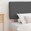 vidaXL Bettgestell mit gepolstertem Kopfteil Dunkelgrau 100 x 200 cm 877370 Bild 3