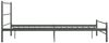 vidaXL Bettgestell Grau Metall 120x200 cm [284686] Bild 4