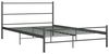 vidaXL Bettgestell Grau Metall 120x200 cm [284686] Bild 2