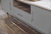 KAWOLA Lowboard MARIA TV-Bank Marmorplatte Kunstleder grau 45 x 40 x 200 cm Bild 5