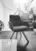 Stuhl >ST-0642< (BxHxT: 55x87x50 cm) in Berry / Zeppelin - 55x87x50 (BxHxT) Bild 3