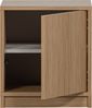 Modulschrank Modulair Eiche lackiert, modern mit Push-to-Open, natur, 44x40 cm, 2 Fächer Bild 2