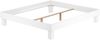 Waschweißes Doppelbett 200x200 Buche Holzbett mit wählbarem Zubehör V-60.87W-20Rollrost inkl. Bild 2
