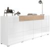INOSIGN Sideboard Toledo,Breite 208cm,moderne Kommode mit dekorative Fräsungen,grifflos, Kombikommode mit viel Stauraum, Einlegeböden verstellbar Bild 2