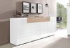 INOSIGN Sideboard Toledo,Breite 208cm,moderne Kommode mit dekorative Fräsungen,grifflos, Kombikommode mit viel Stauraum, Einlegeböden verstellbar Bild 4