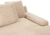 Vente-unique - ESARTO Chaise longue SamtStoff Puderrosa - B 168 cm x H 95 cm x L 163 cm Bild 4